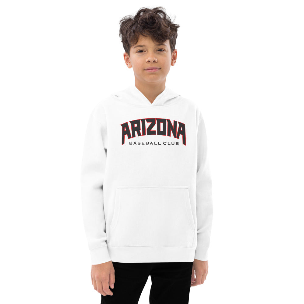 White Arizona Kids fleece hoodie