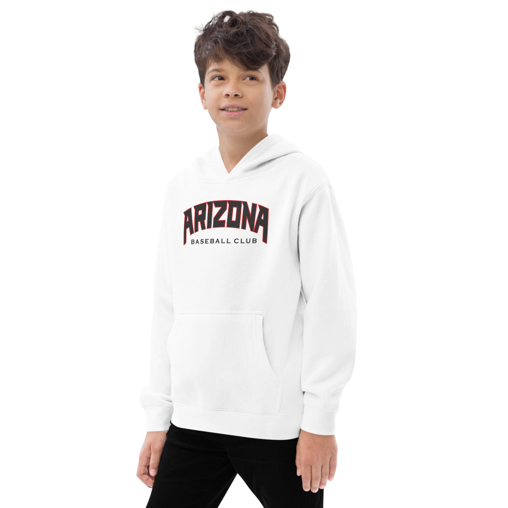 White Arizona Kids fleece hoodie