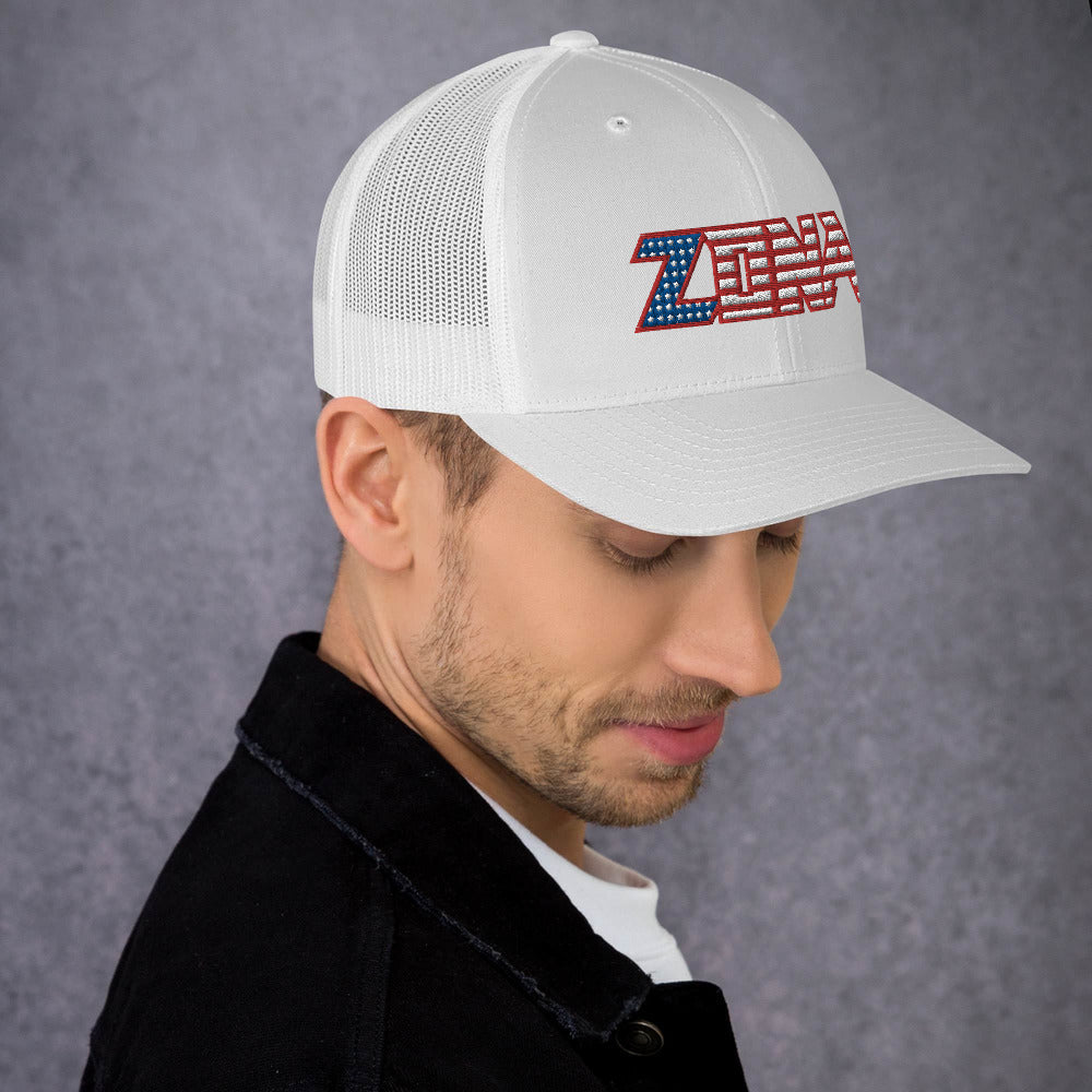 Zona USA Embroidered Trucker Cap