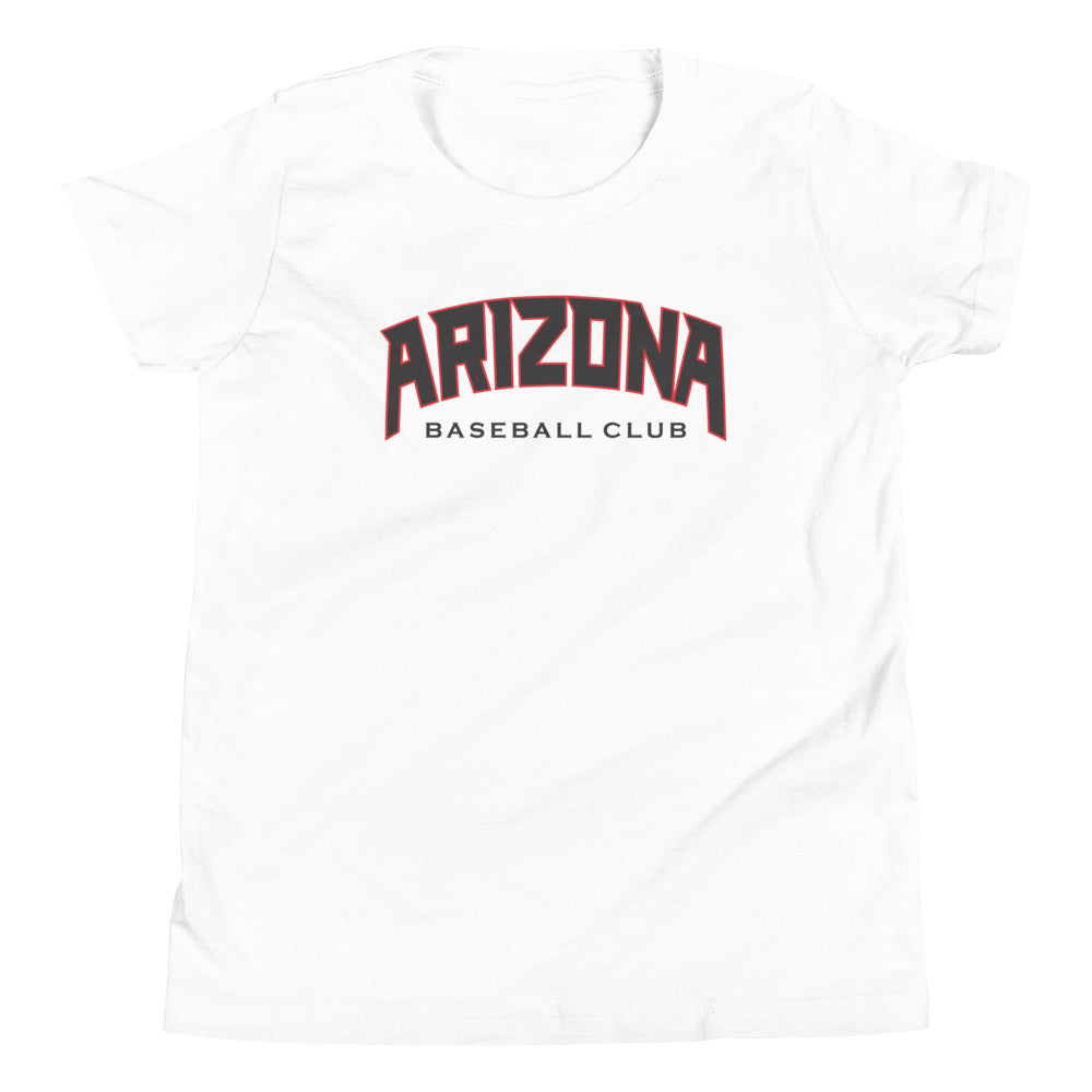 White Arizona Youth Short Sleeve T-Shirt